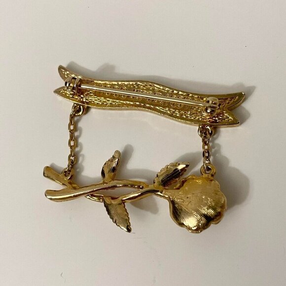 Vintage 1986 1987 Avon Presidents Club Bar Brooch Pin - Picture 5 of 13